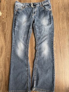 Angels Y2K Flare Leg Jeans